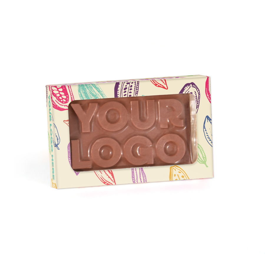 Eco Range - Eco Window Box - Milk Chocolate³ - 3D Branding