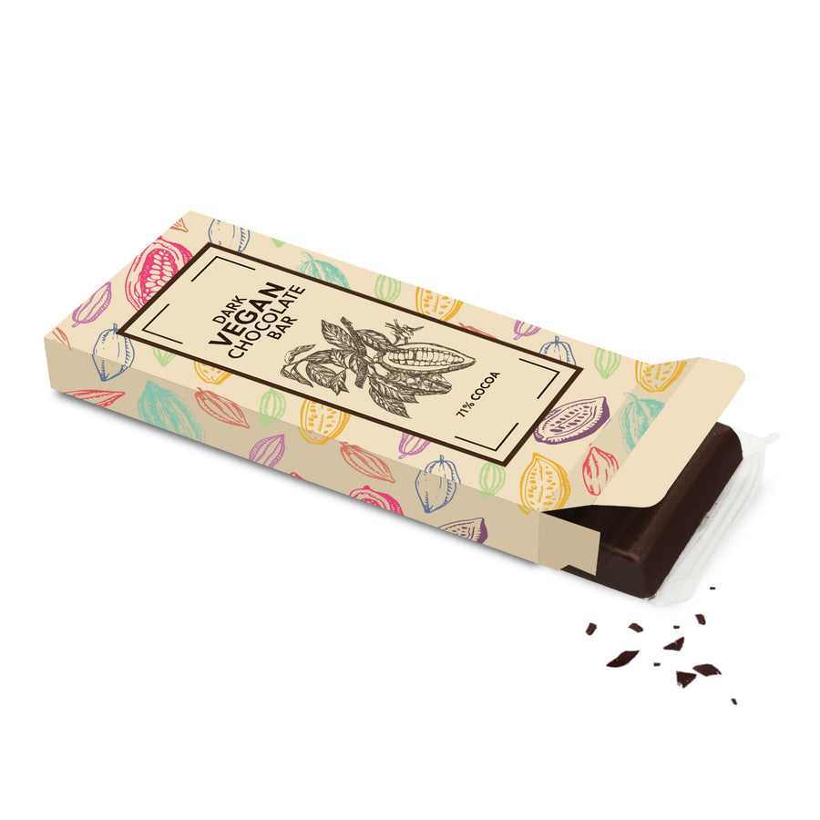 Eco Range - Eco 12 Baton Bar Box - Vegan Dark Chocolate - 70% Cocoa