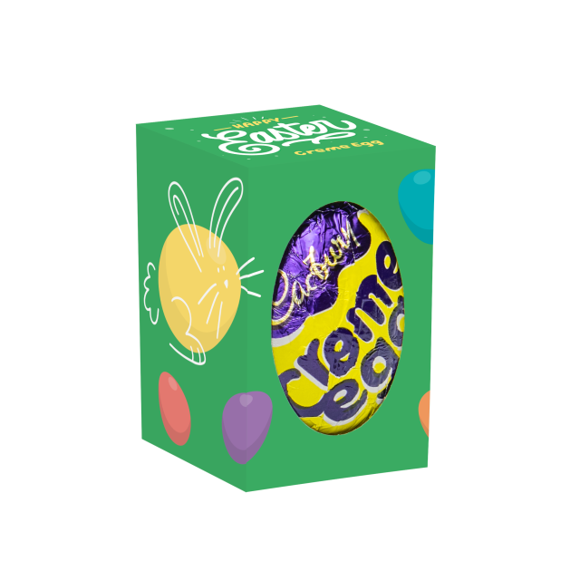 Easter - Eco Mini Egg Box - Creme Egg
