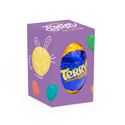 Easter - Eco Mini Egg Box - Terry's Chocolate Orange Egg