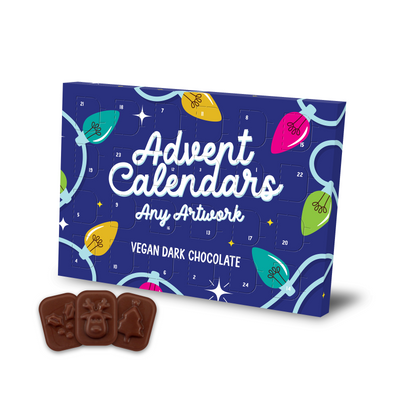 Advent Calendars - Mini Advent Calendar - Vegan Dark Chocolate - 70% Cocoa