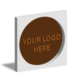 Eco Window Disc Box - Milk Chocolate Disc - 100mm