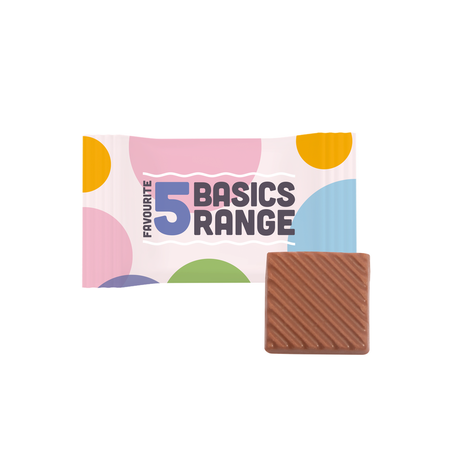 Basics Range - Neapolitan - 6g - Milk Chocolate³