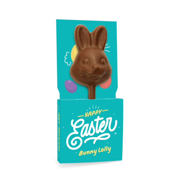 Easter - Eco Lolly Box - Milk Chocolate³ - Bunny Lolly