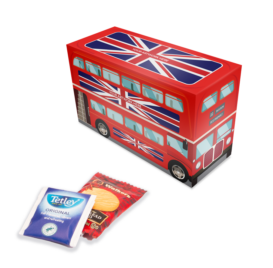 Eco Range - Eco Bus Box - Tea &amp; Biscuits
