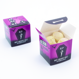 Halloween - Eco Maxi Cube - White Chocolate Skulls - x4