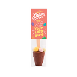 Easter - Eco Info Card - Hot Choc Spoon - with Speckled Eggs