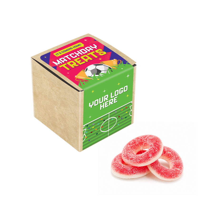 Matchday Treats - Eco Kraft Cube - Watermelon Rings