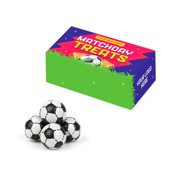 Matchday Treats - Eco Maxi Box - Chocolate Footballs