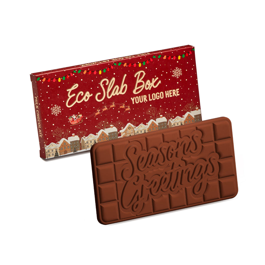 Winter Collection `25 - Eco Slab Box - Milk Chocolate³
