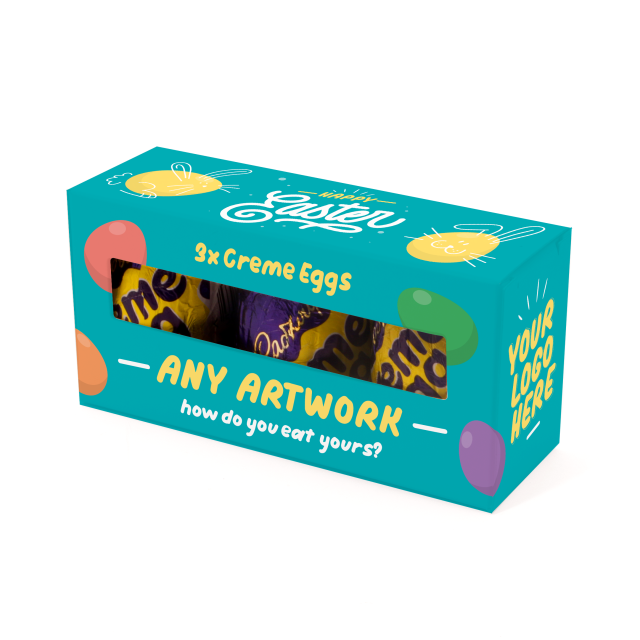 Easter - Eco Triple Egg Box - Creme Egg - x3