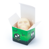 Halloween - Eco Mini Cube - White Chocolate Skulls - x1