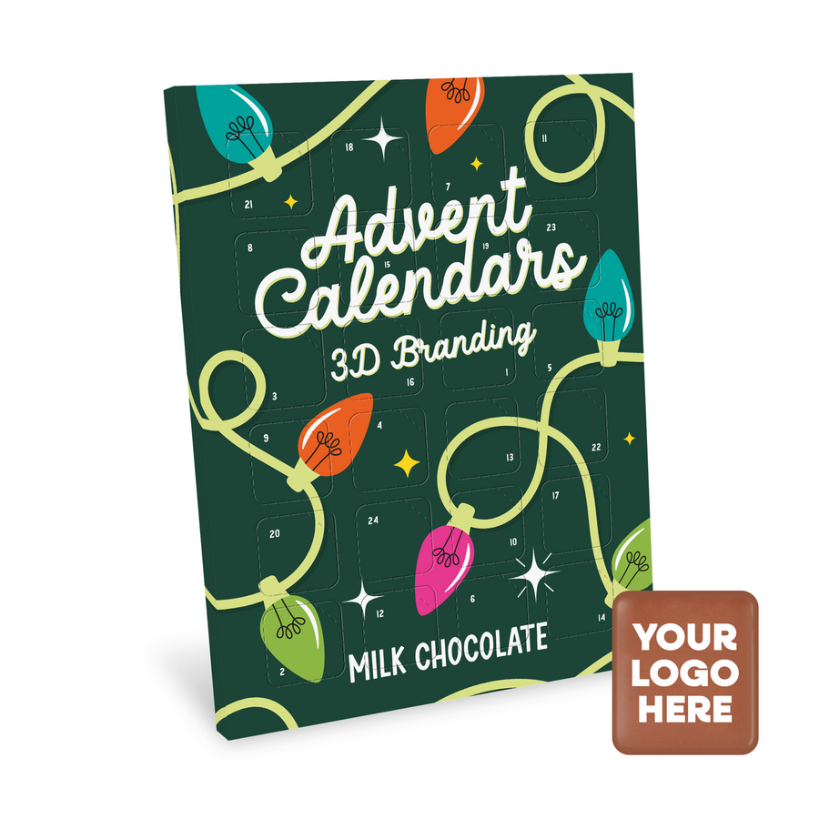 Advent Calendars - Maxi Advent Calendar - Milk Chocolate³ - - 3D Branding