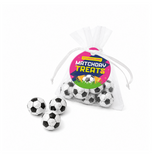 Matchday Treats - Organza Bag - Chocolate Footballs