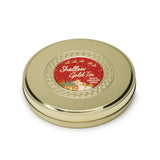 Winter Collection `25 - Shallow Gold Treat Tin - Belgian Chocolate Cookies