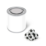 Matchday Treats - Small Paint Tin - Chocolate Footballs