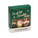 Winter Collection `25 - Trio of Hot Chocolate Spoon - White, Milk &amp; Dark