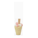 Winter Collection `25 - Eco Info Card - Hot Choc Spoon - White Chocolate - Mini Marshmallows
